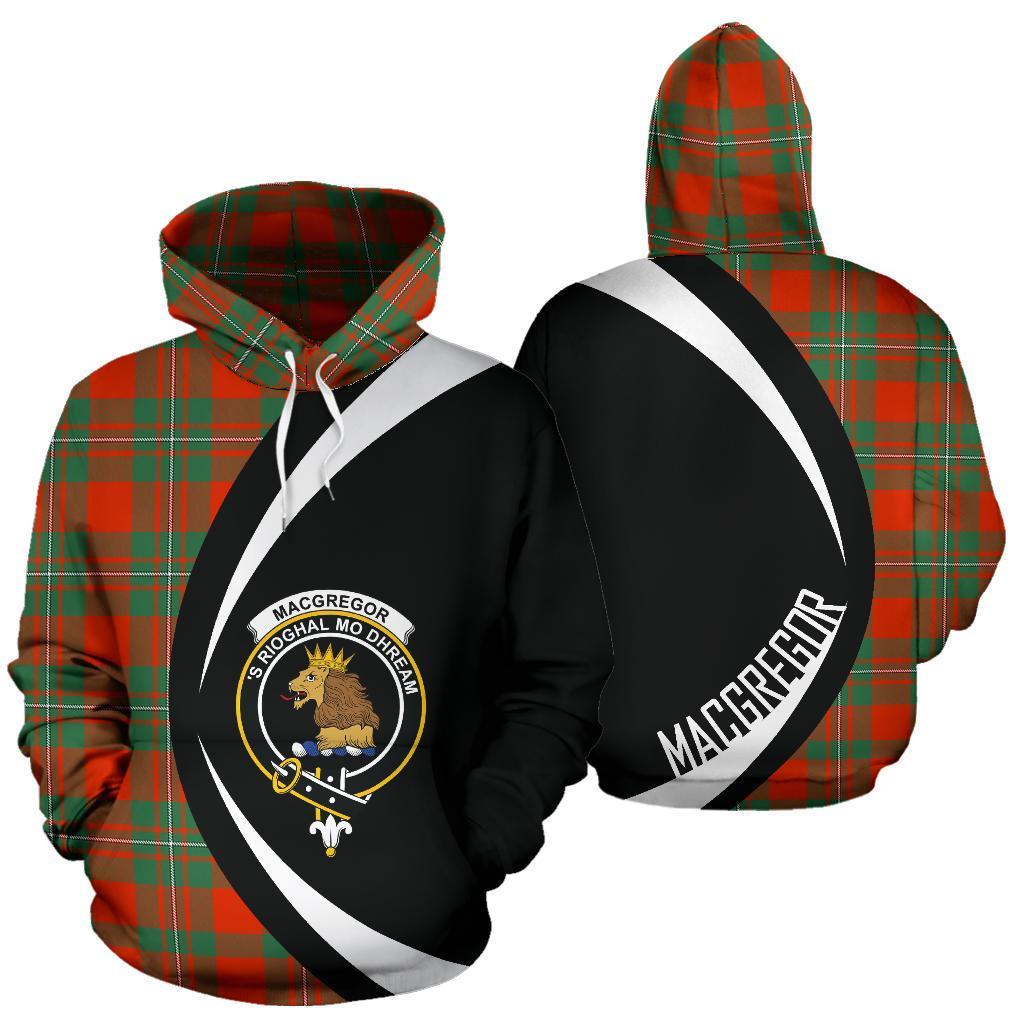MacGregor Ancient Tartan Crest Hoodie - Circle Style