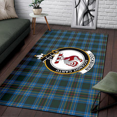 Cockburn Tartan Crest Area Rug