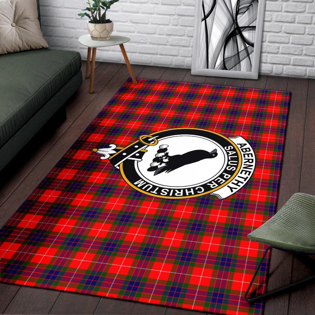 Abernethy Tartan Crest Area Rug