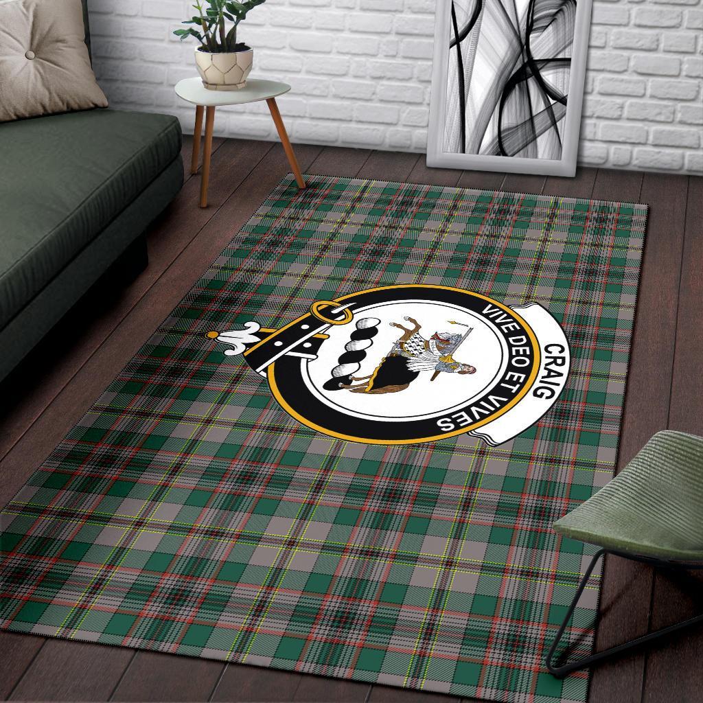 Craig Tartan Crest Area Rug