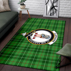 Clephane (Or Clephan) Tartan Crest Area Rug