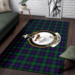 Campbell Of Cawdor Tartan Crest Area Rug