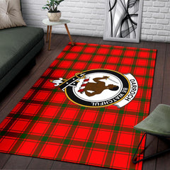 Darroch (Gourock) Tartan Crest Area Rug