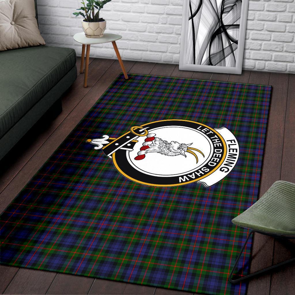 Fleming Tartan Crest Area Rug