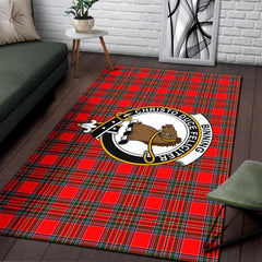 Binning (Of Wallifoord) Tartan Crest Area Rug