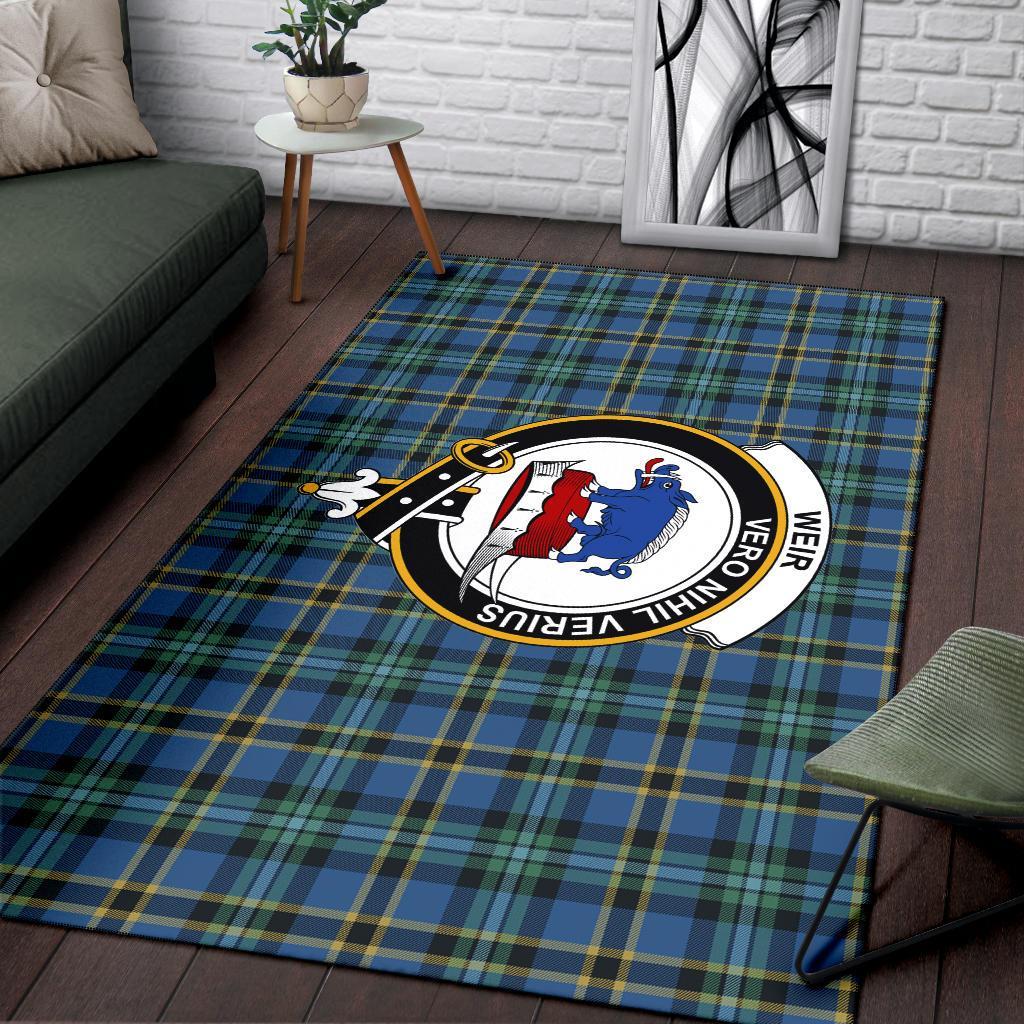 Weir Tartan Crest Area Rug