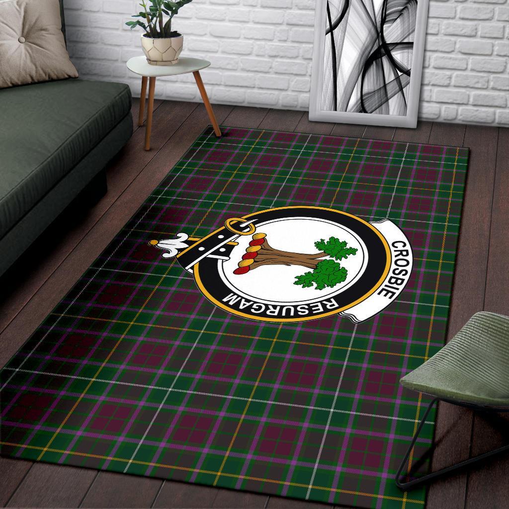 Crosbie Tartan Crest Area Rug