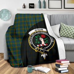 Aiton Tartan Crest Blanket Wave Style