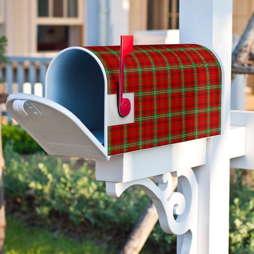 Morrison Red Modern Tartan Mailbox