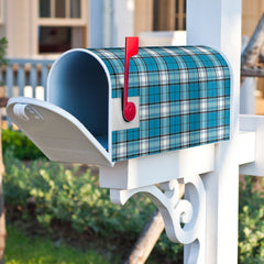 Turquoise MacKellar Tartan Mailbox