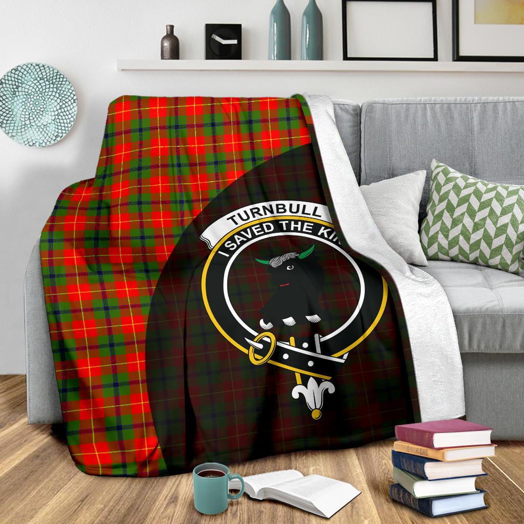 Turnbull Dress Tartan Crest Blanket Wave Style