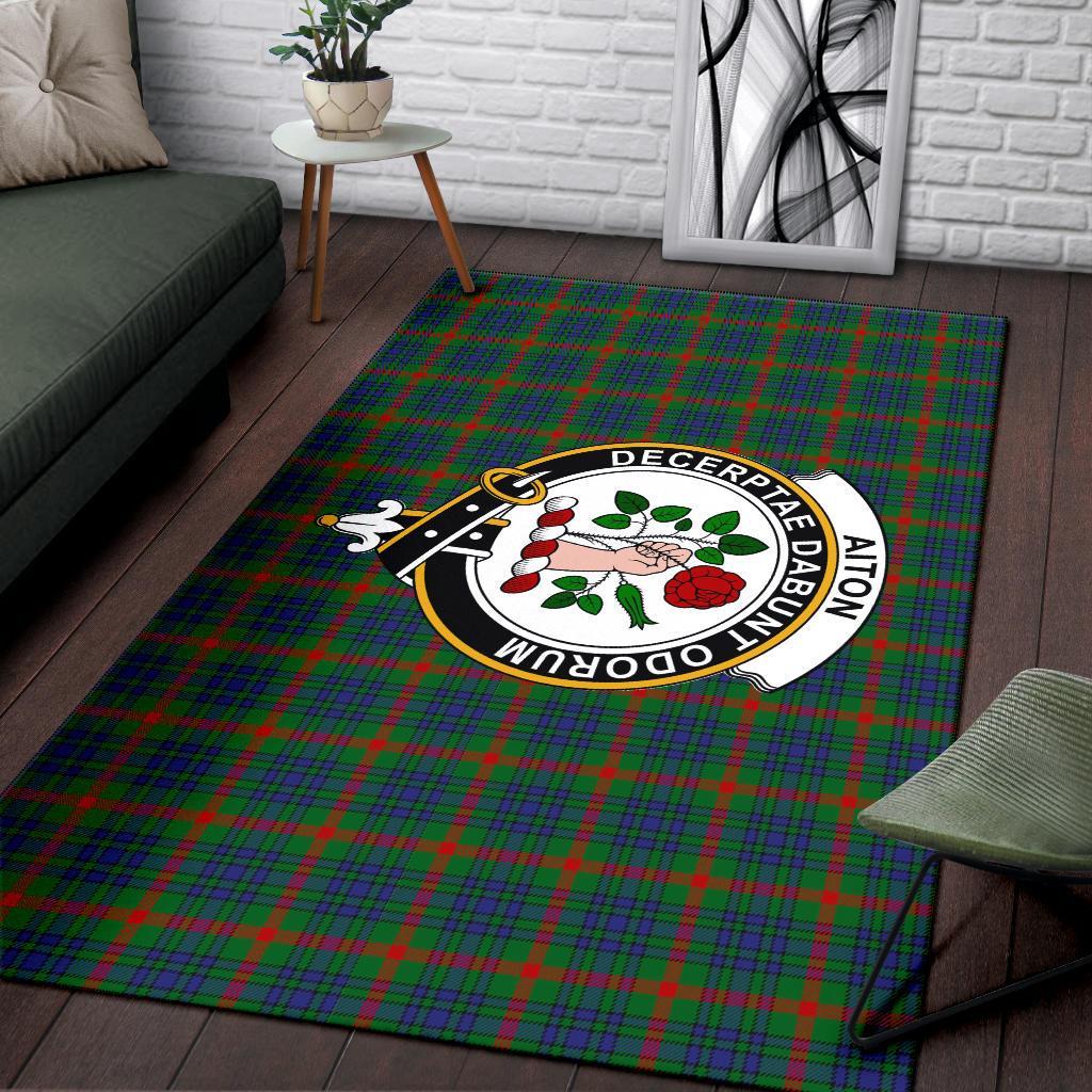 Aiton Tartan Crest Area Rug