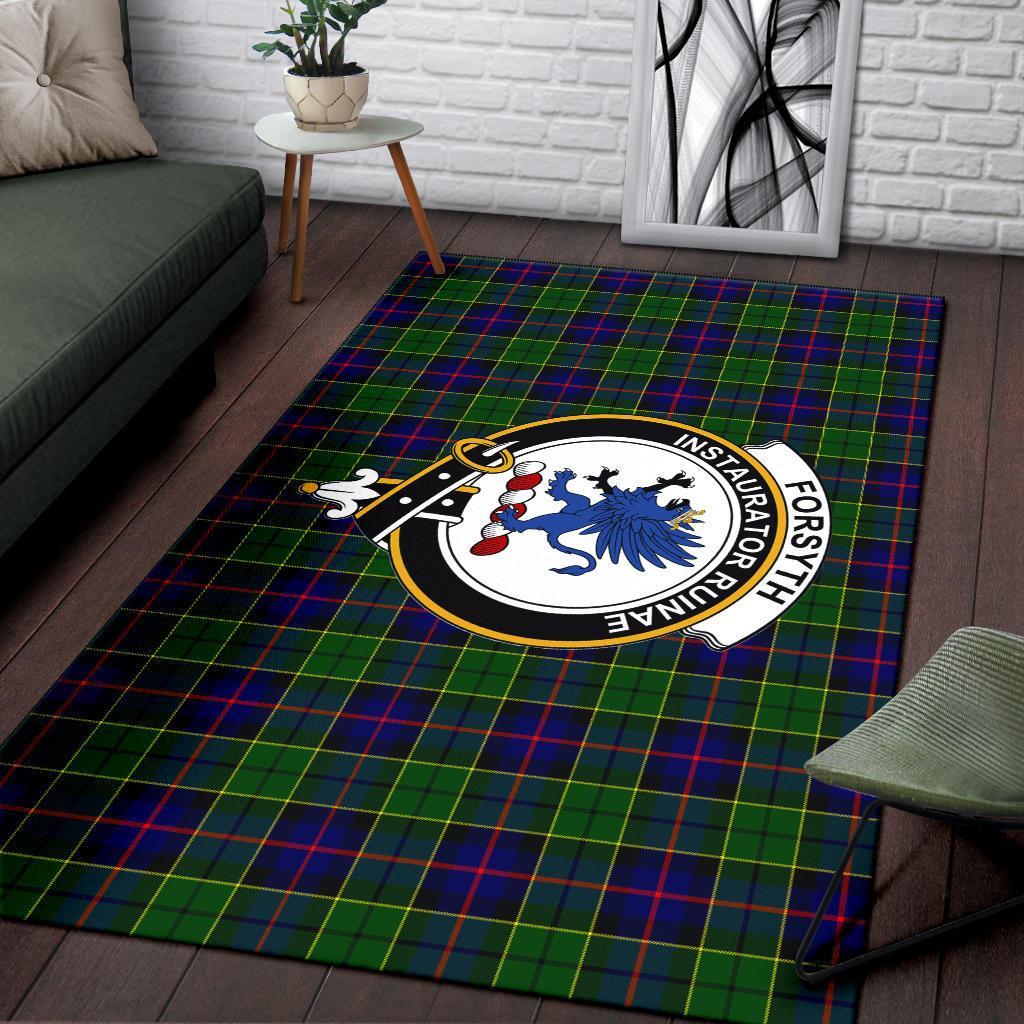 Forsyth Tartan Crest Area Rug