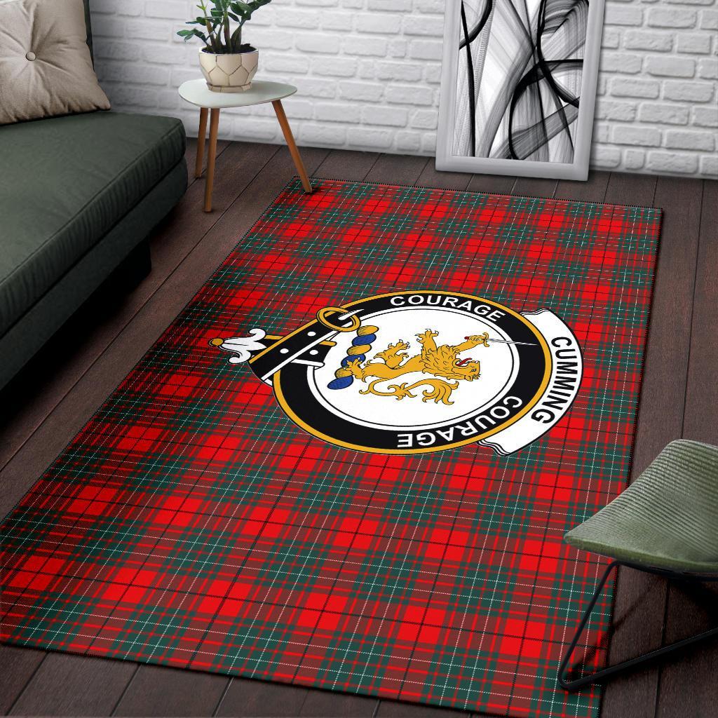 Cumming Tartan Crest Area Rug