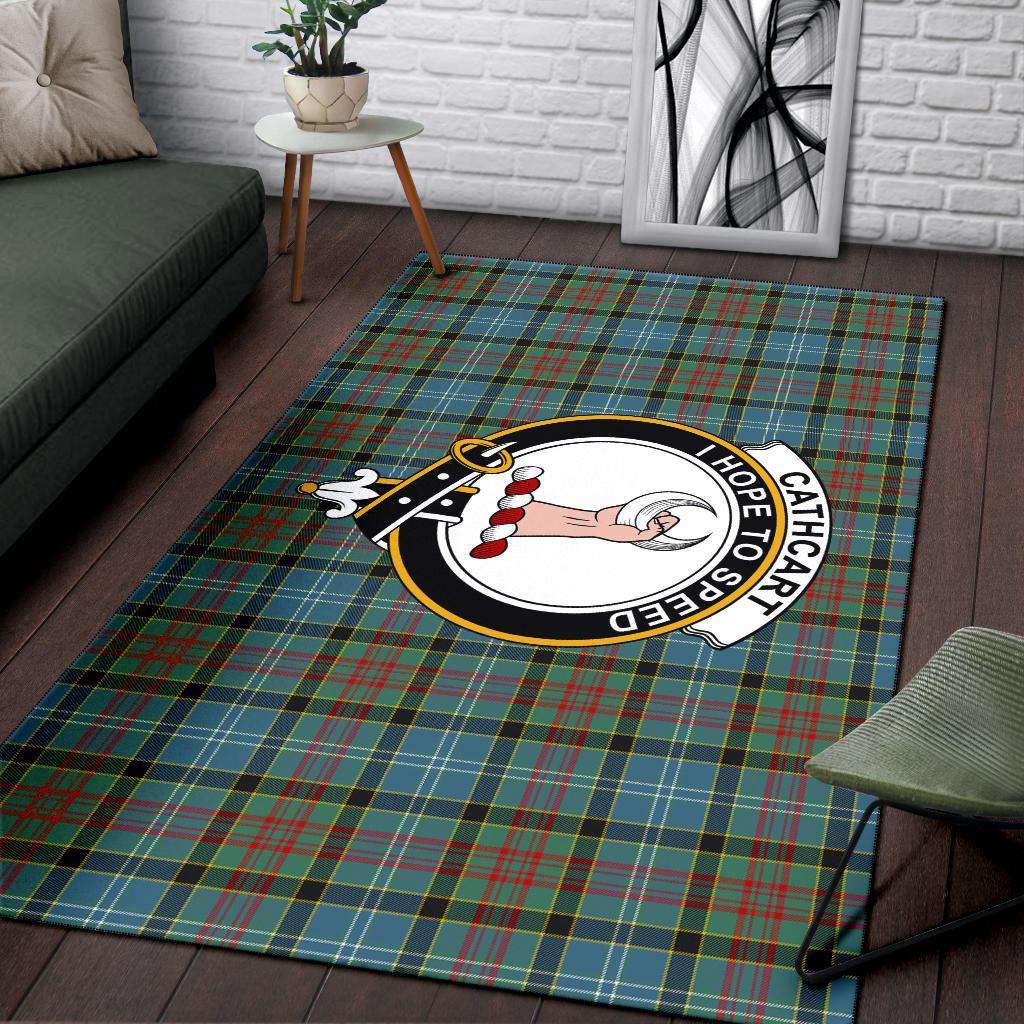 Cathcart Tartan Crest Area Rug