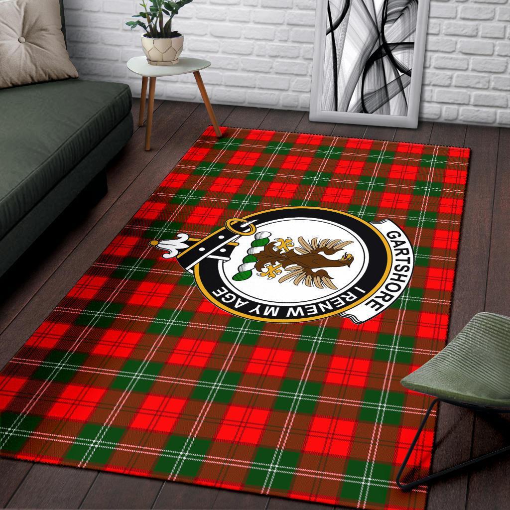 Gartshore Tartan Crest Area Rug