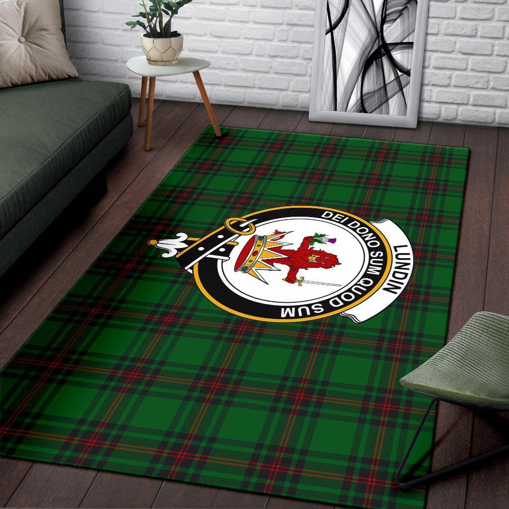 Lundin Tartan Crest Area Rug