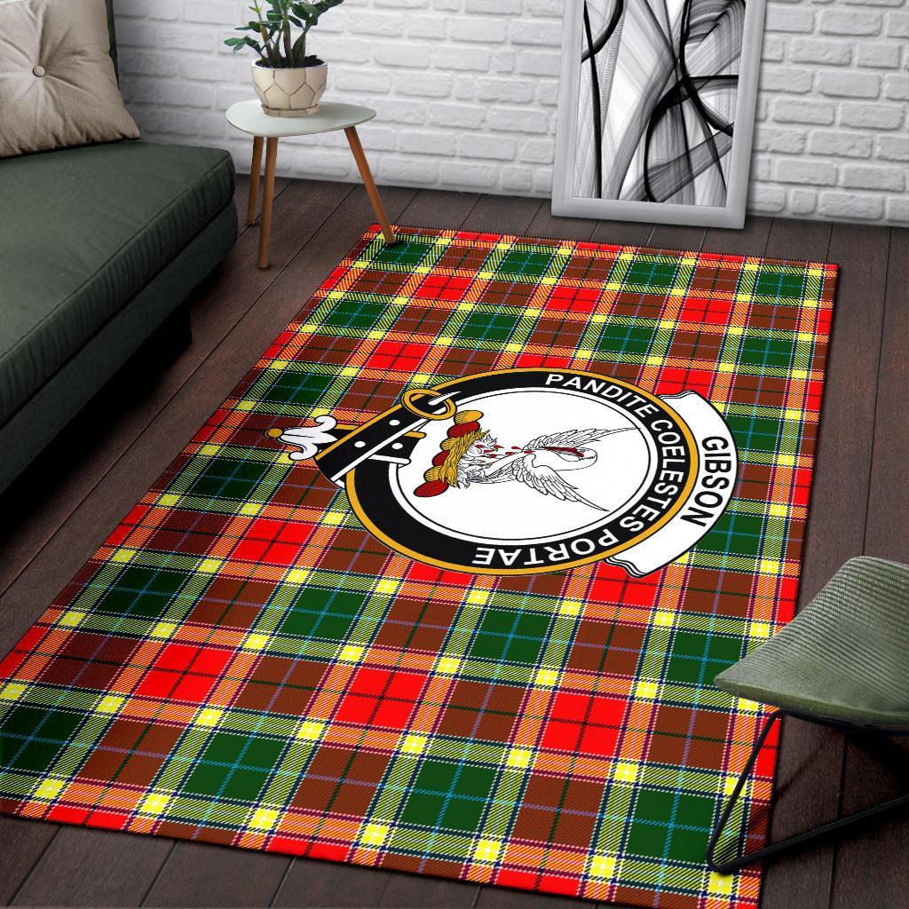 Gibson Tartan Crest Area Rug