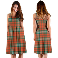 Scott Ancient Tartan Midi Dress