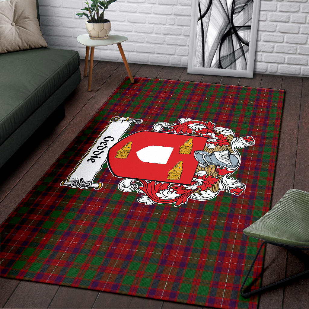 Geddie Tartan Crest Area Rug