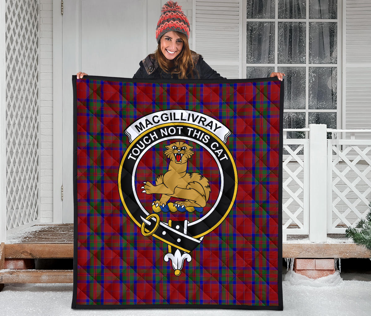 MacGillivray Tartan Crest Quilt - SP