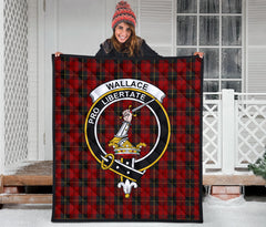 Wallace Tartan Crest Quilt - SP