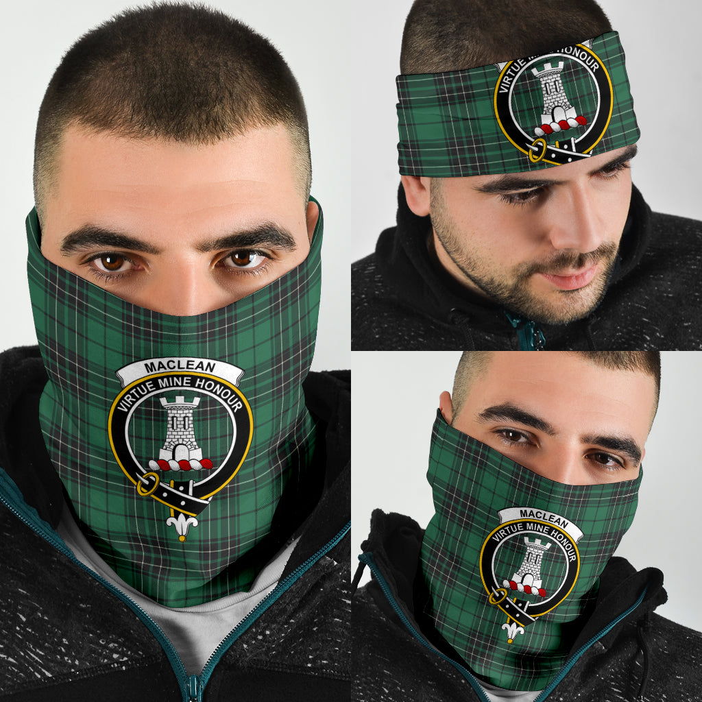 MacLean Hunting Ancient Tartan Crest Neck Gaiter - Bandana