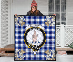 Boyter Tartan Crest Premium Quilt - Gold Thistle Style SP