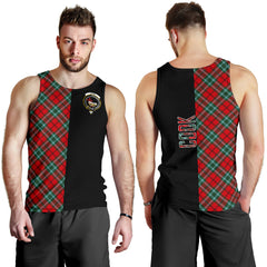 Cook Tartan Crest Men's Tank Top - Cross Style