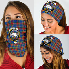 Bethune Modern Tartan Crest Bandana - Neck Gaiter