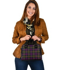 Macdonald Family Modern Tartan Crest Shoulder Handbags - SP