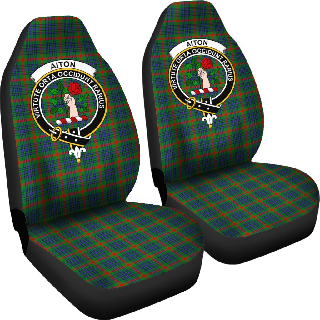 Aiton Tartan Crest Car Seat Cover