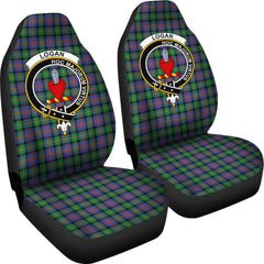 Logan Ancient Tartan Crest Car Seat Covers