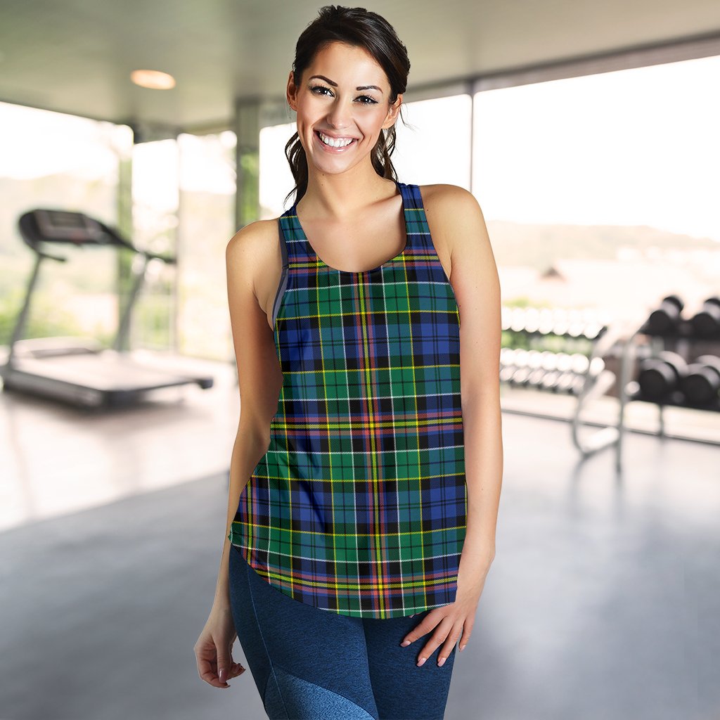 Allison Tartan Women Racerback Tank Top