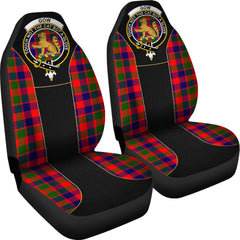 Gow (or McGouan) Tartan Crest Car seat cover