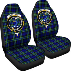 Arbuthnot Modern Tartan Crest Car Seat Cover