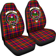 Gow Of Skeoch Tartan Crest Car seat cover