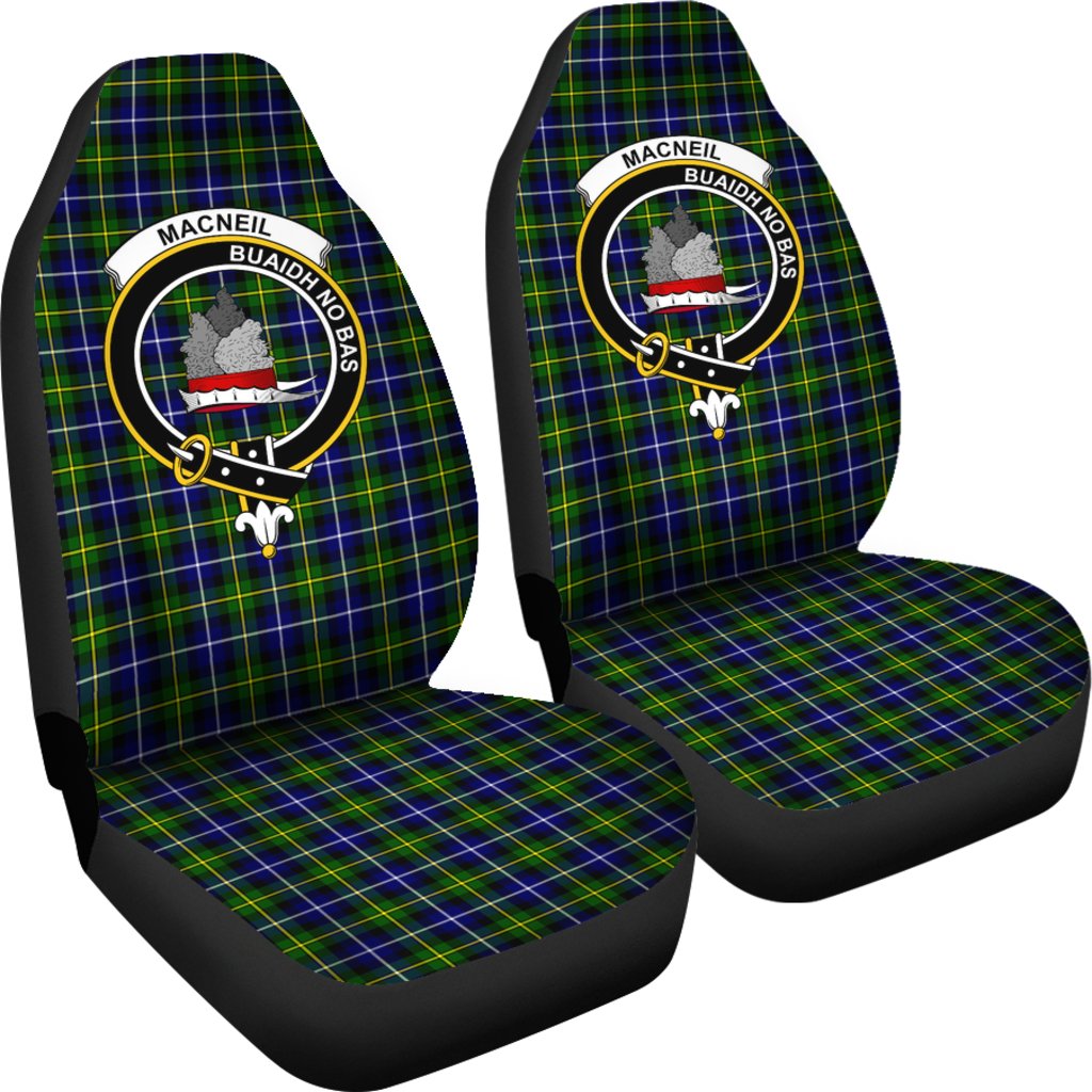 Macneil Of Bara Family Tartan Crest Car seat cover