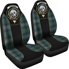 Kennedy Modern Tartan Crest Car Seat Cover