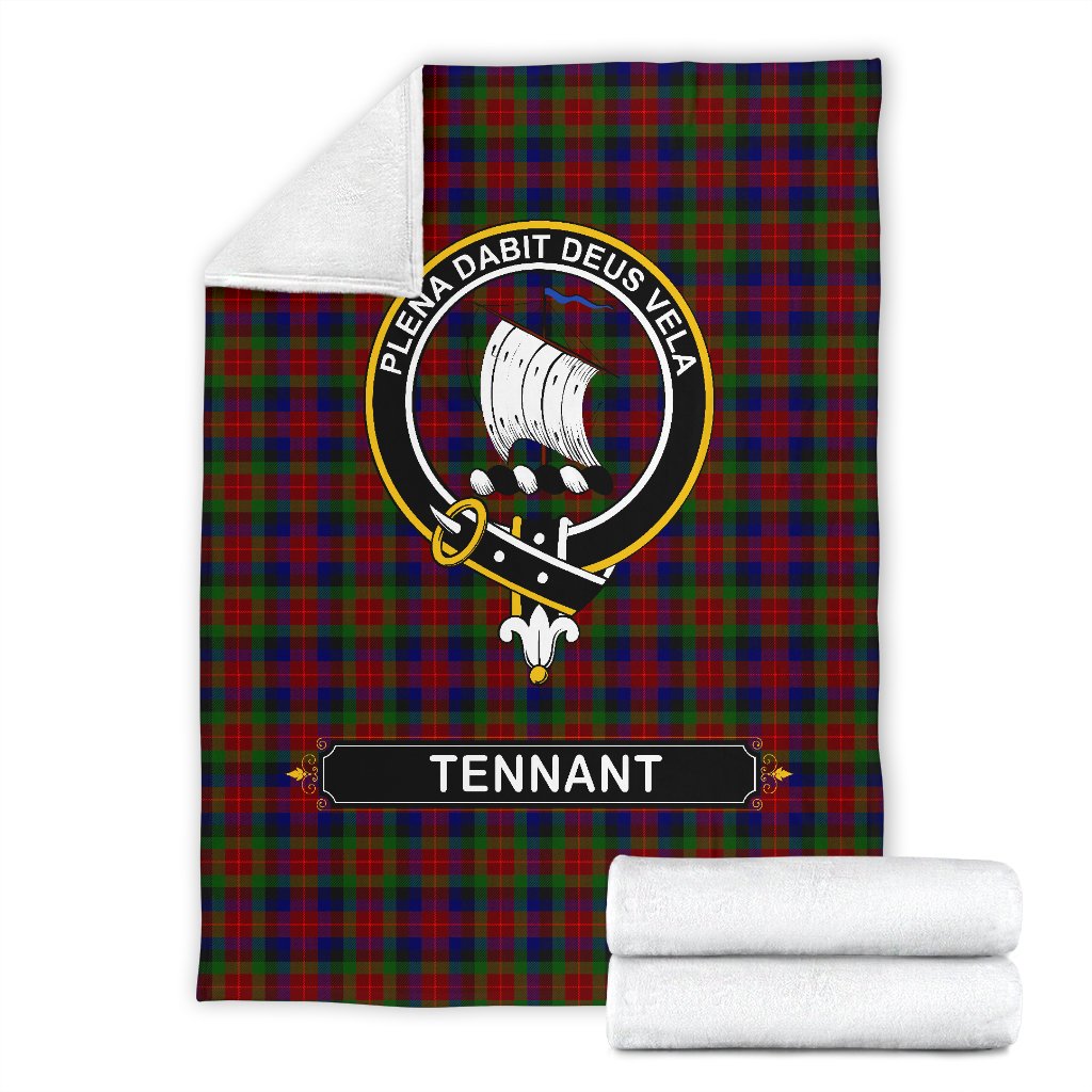 Tennant Family Tartan Crest Blankets