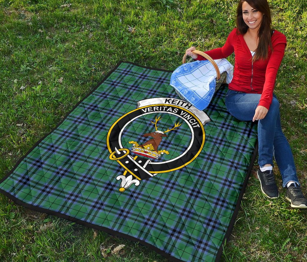 Keith Ancient Tartan Crest Quilt