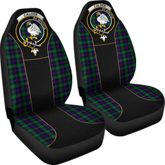 Campbell Family Tartan Crest Car seat cover