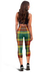 Buchanan Family Old Set Weathered Tartan Capris Leggings