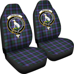 Hunter Tartan Crest Car Seat Cover