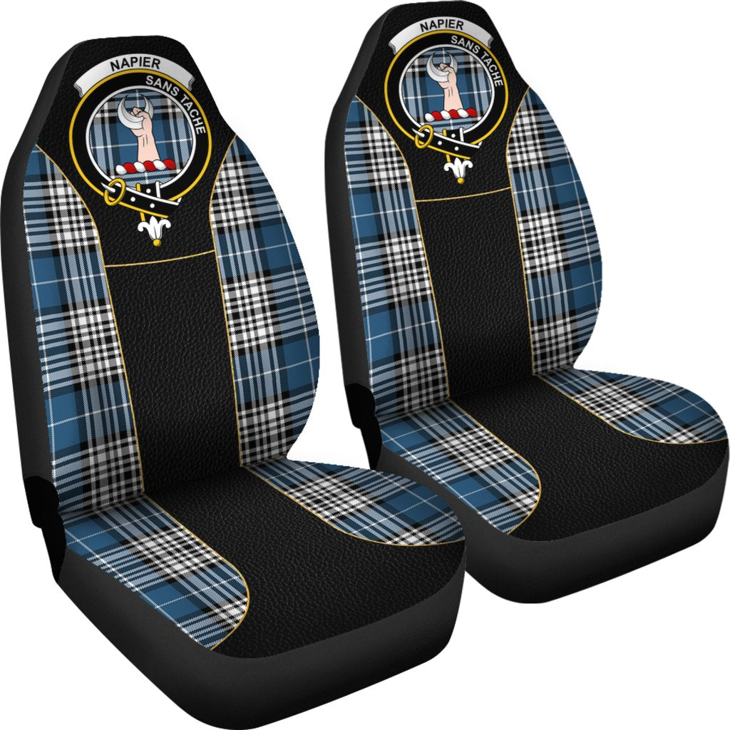 Napier Tartan Crest Special Style Car Seat Cover