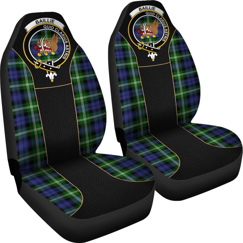 Baillie Tartan Crest Special Style Car Seat Cover