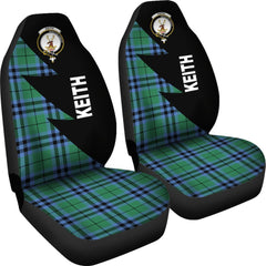 Keith Tartan Crest Car Seat Cover