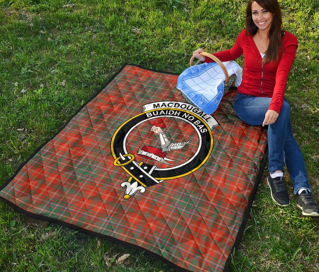 Macdougall Family Modern Tartan Quilt