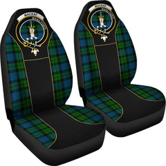 MacKay Modern Tartan Crest Car Seat Cover Special Version