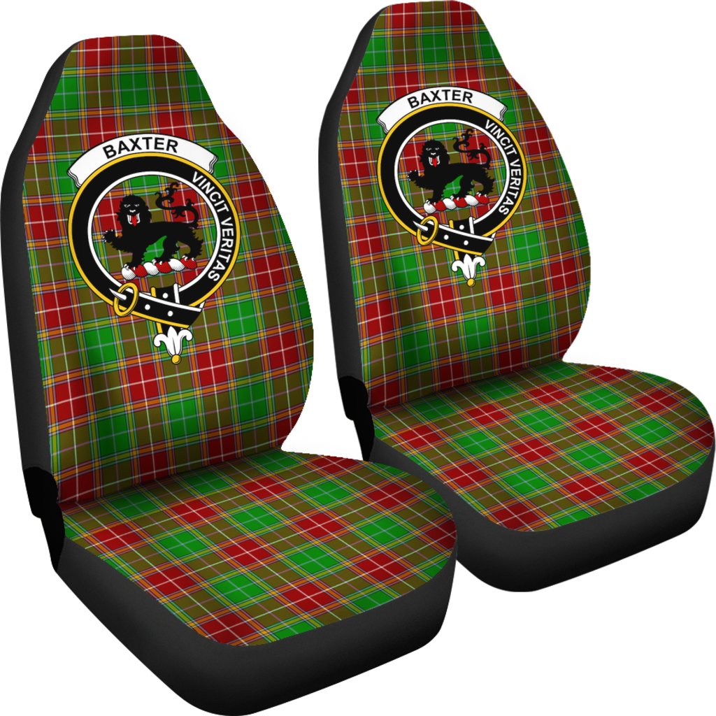 Baxter Tartan Crest Car Seat Cover